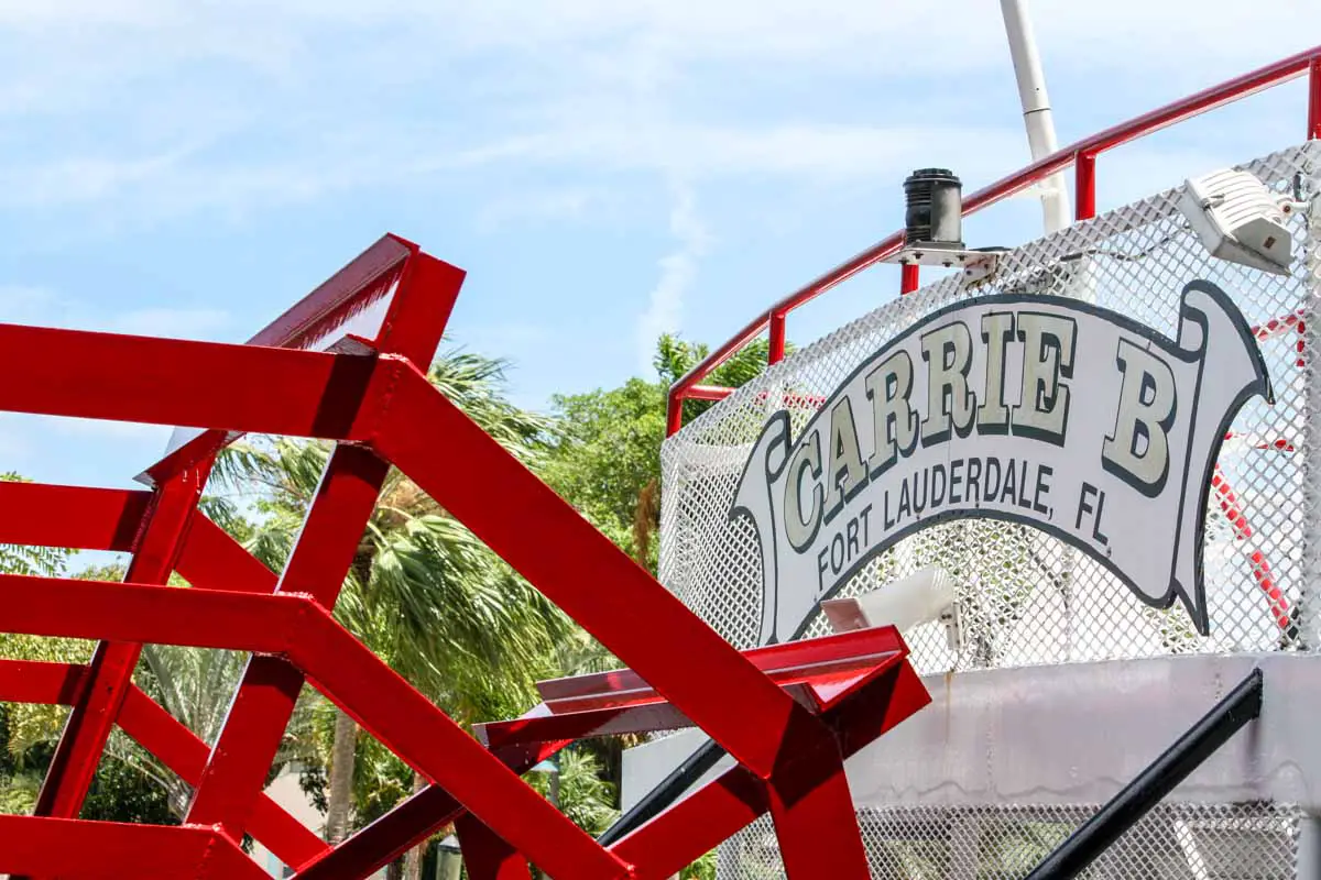 Carrie B Paddlewheeler in Fort Lauderdale, Florida