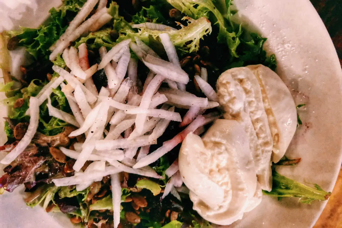 The roasted beet salad is available for take-out from Graydon's Crossing in Grand Rapids during Michigan's COVID-19 restaurant closure
