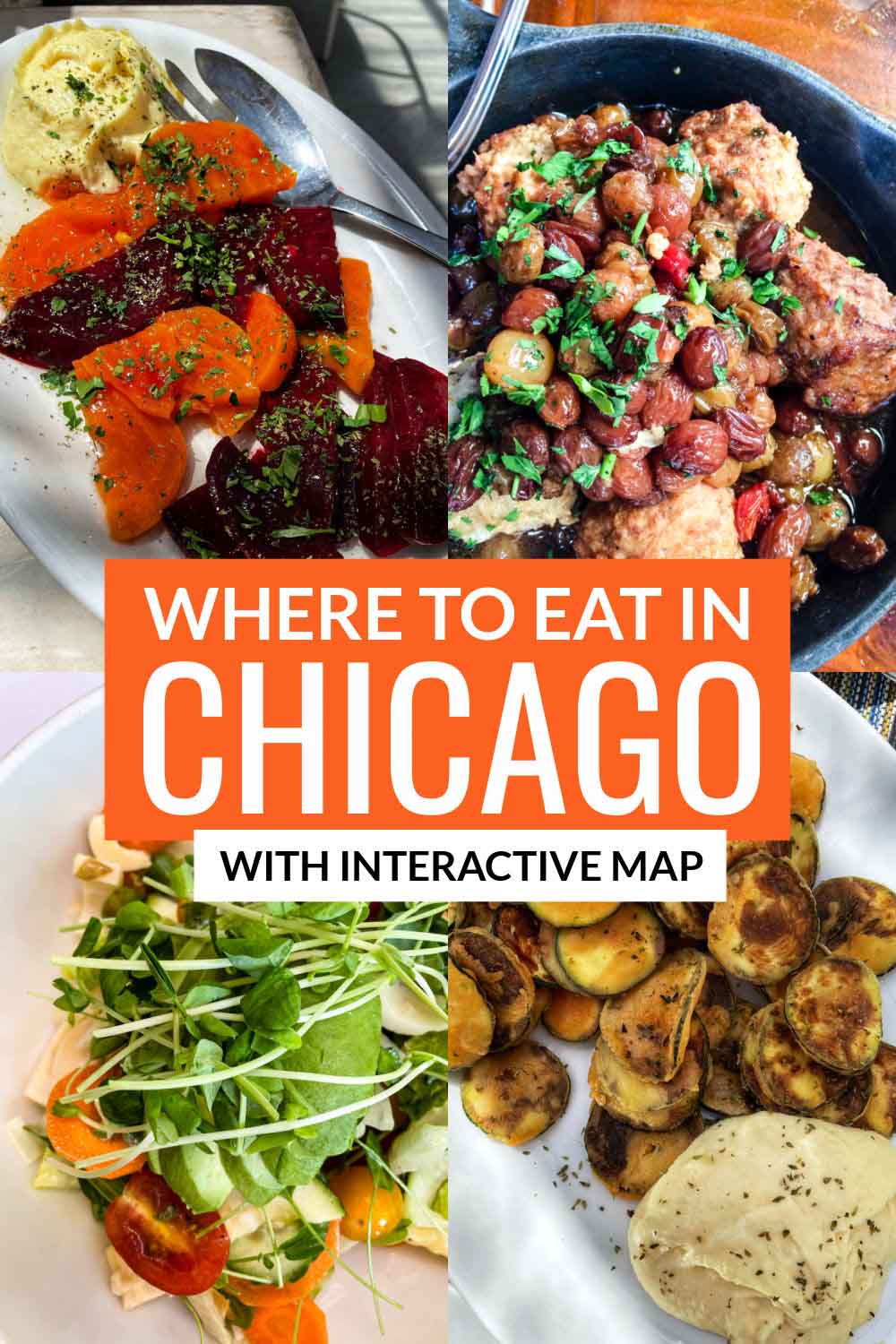 Where to Eat in Chicago with Interactive Map pin