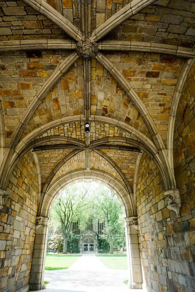 University of Michigan Law Quad in Ann Arbor, Michigan
