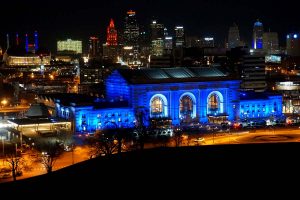 Kansas City Missouri at night