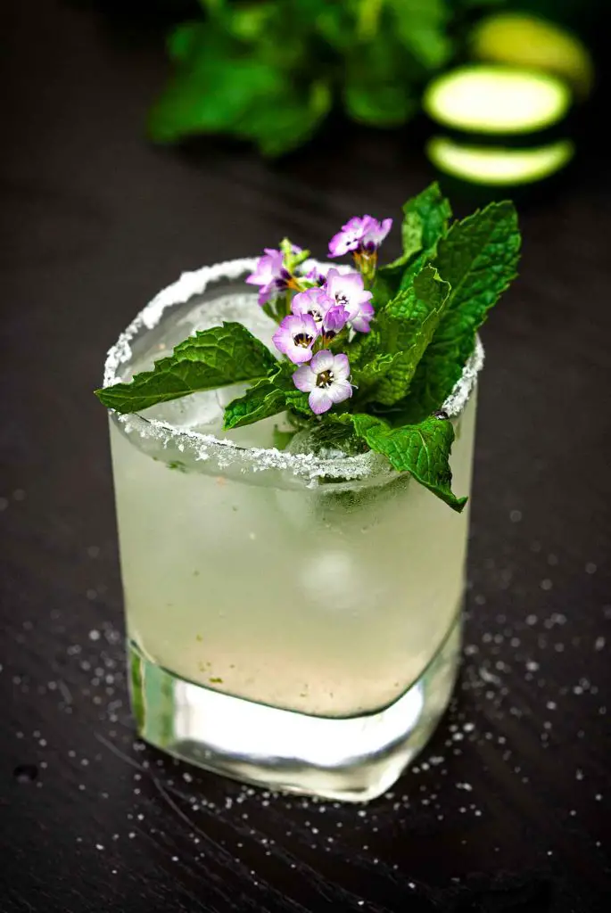 Cucumber mint margarita