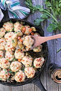 Guinness veggie cobbler
