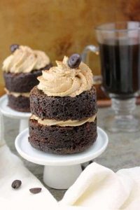 Irish coffee chocolate cakes