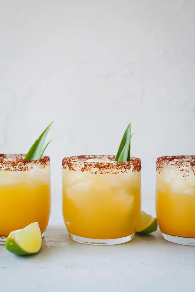 Pineapple turmeric margaritas