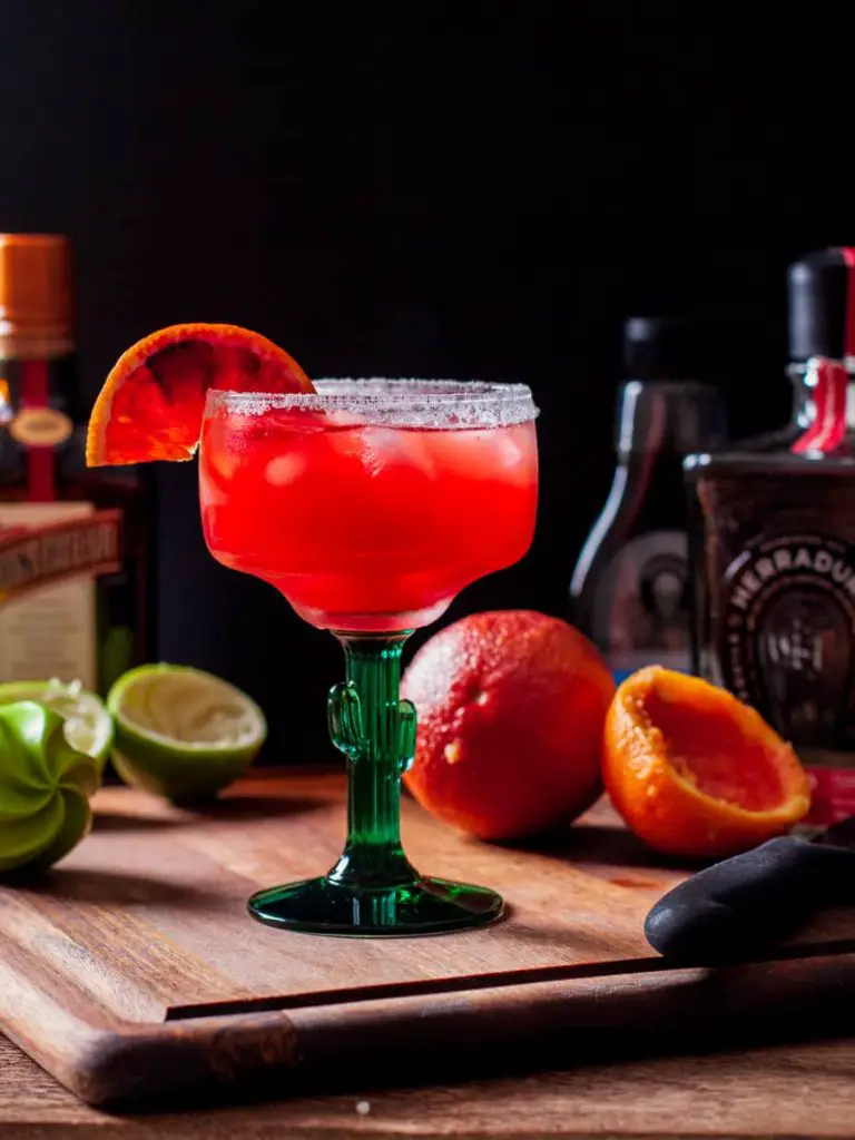 Blood orange margarita