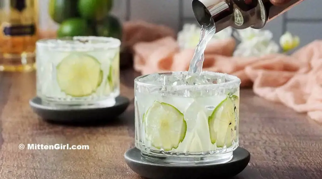 Elderflower margaritas