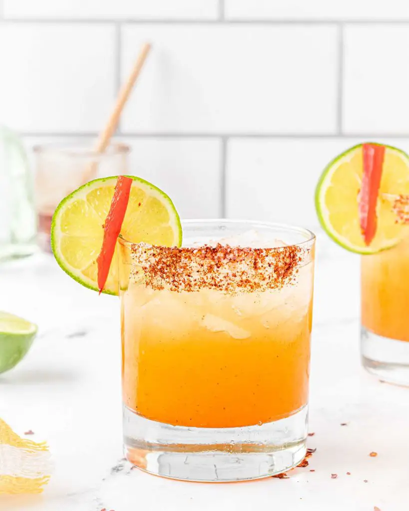 Hot honey margarita