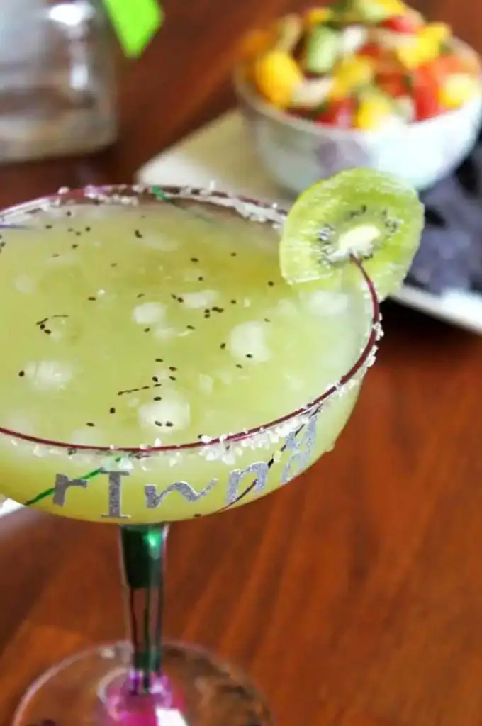 Kiwi flavored margarita