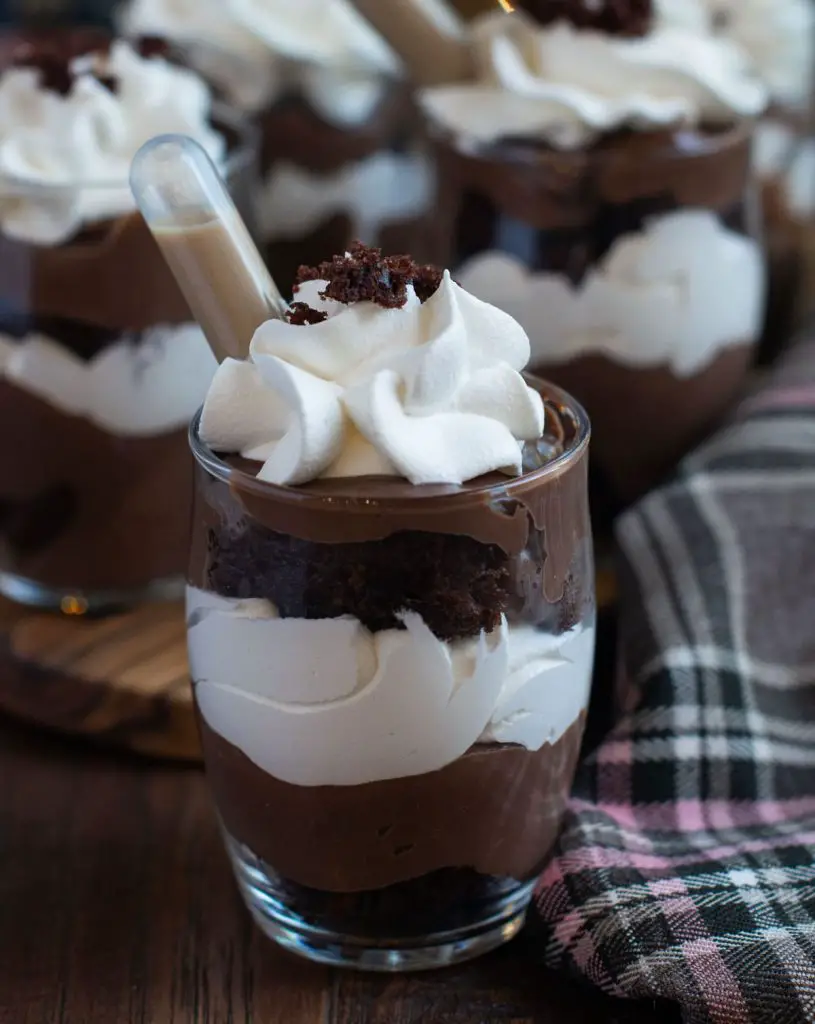 Baileys chocolate pudding trifle