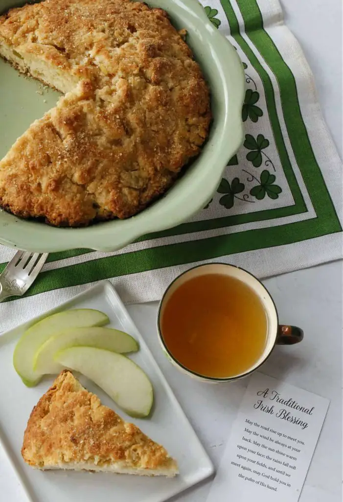 Irish apple scone
