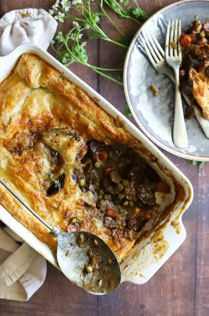 Guinness and mushroom cottage pie