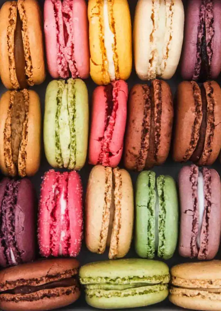 Colorful French Macarons
