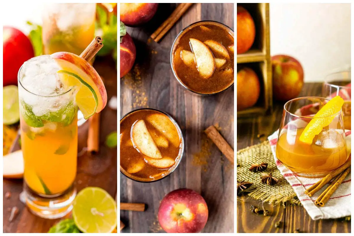 Apple cider cocktails for fall