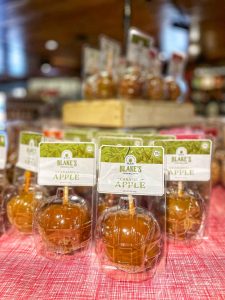 Blake's caramel apples at Blake's Orchard & Cider Mill