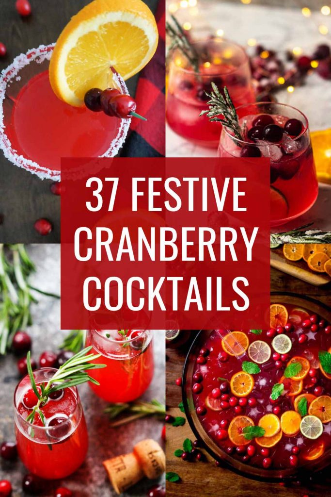 37 Festive Cranberry Cocktails