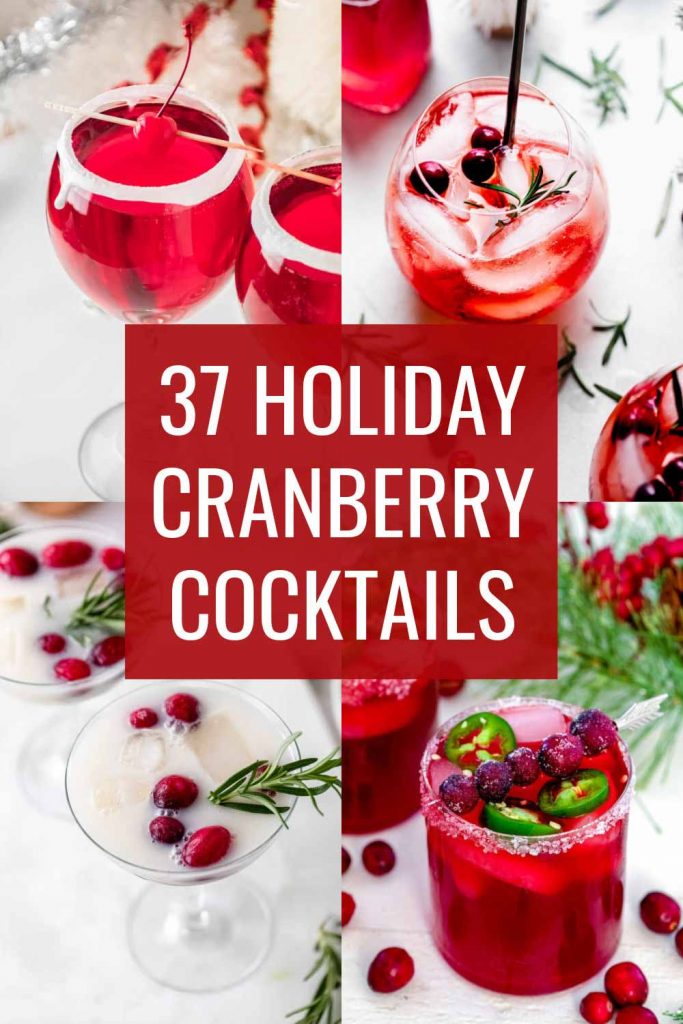 37 Holiday Cranberry Cocktails