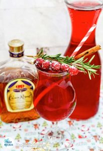 Cranberry Rosemary Whisky Cocktail