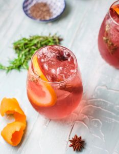 Cranberry Wine Spritzer