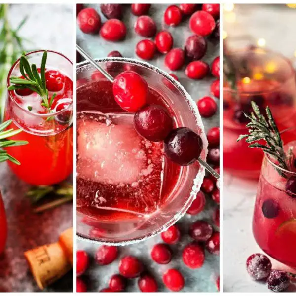 Festive cranberry cocktails for the holidays
