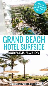 Greater Miami hotel Grand Beach Hotel Surfside in Surfside, Florida, USA