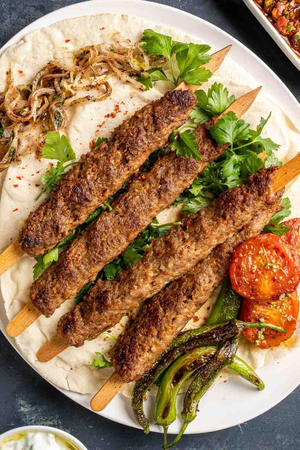 Turkish Adana kebap