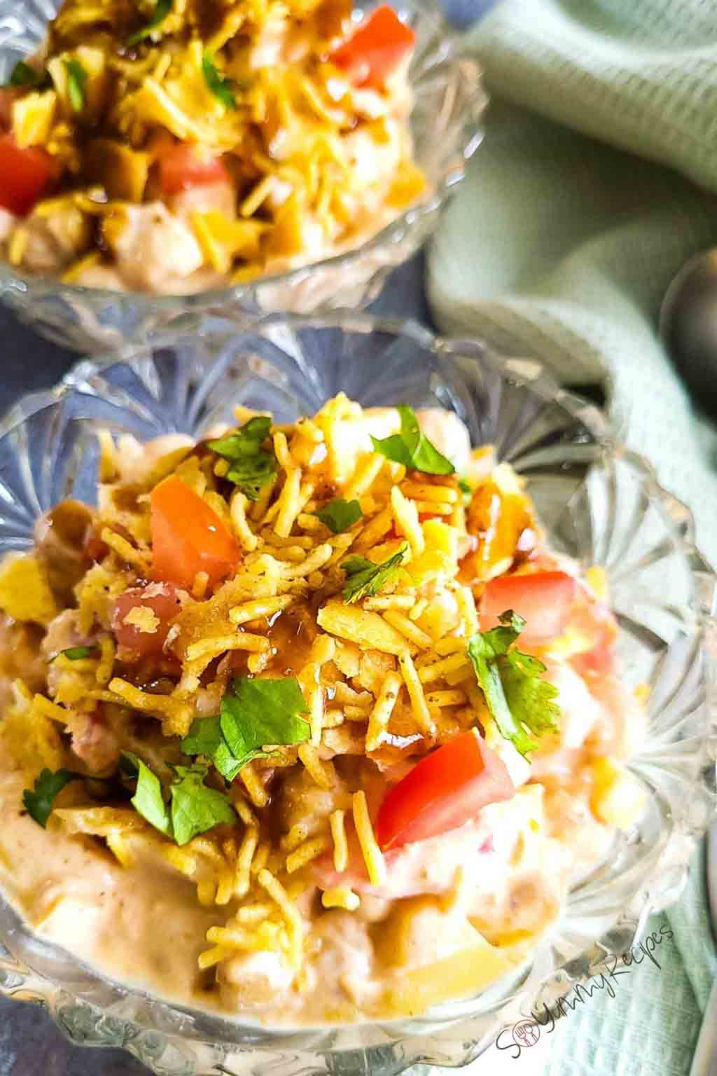 Pakistani papdi chaat