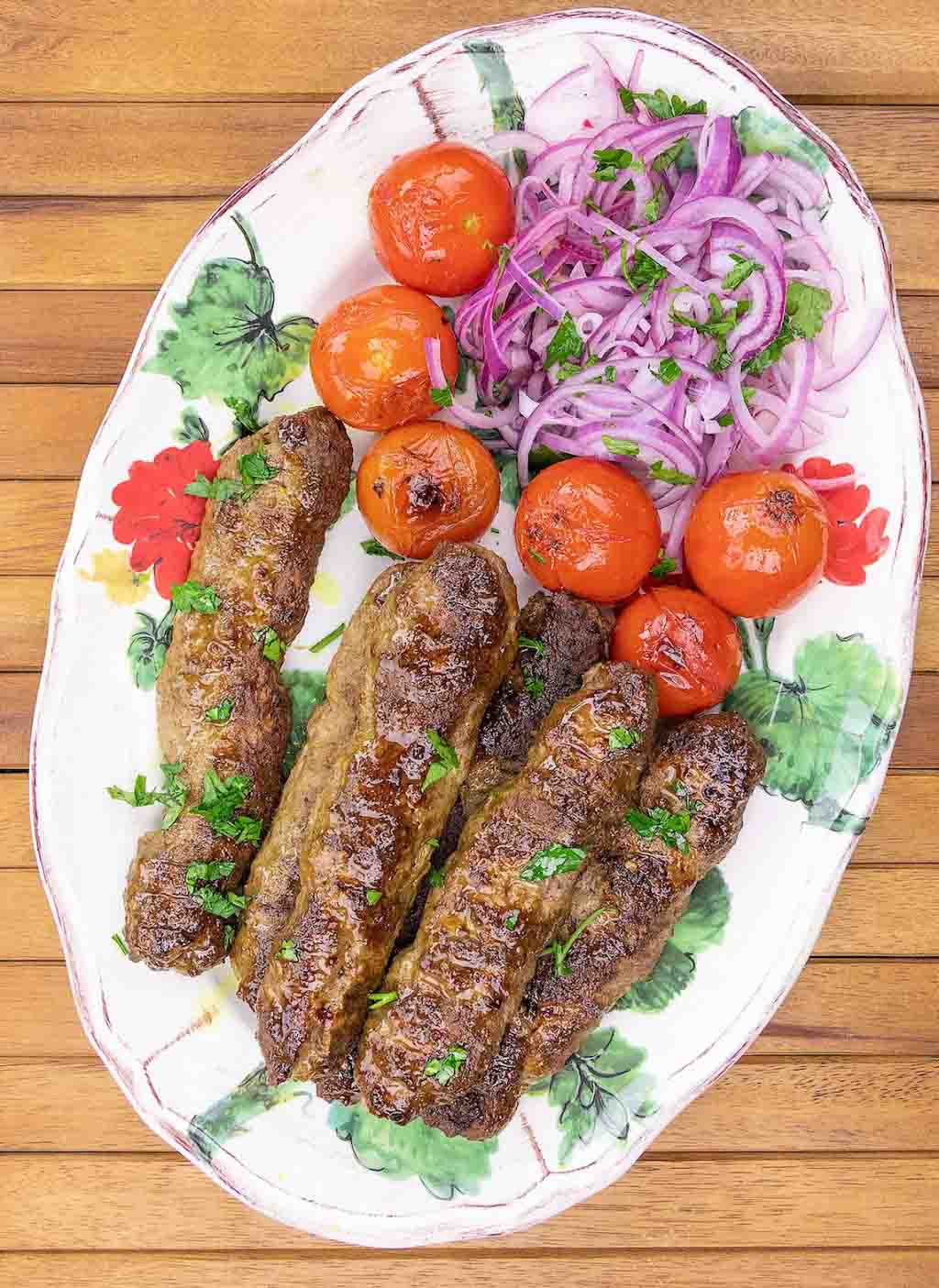 Persian Beef Koobideh Kabobs