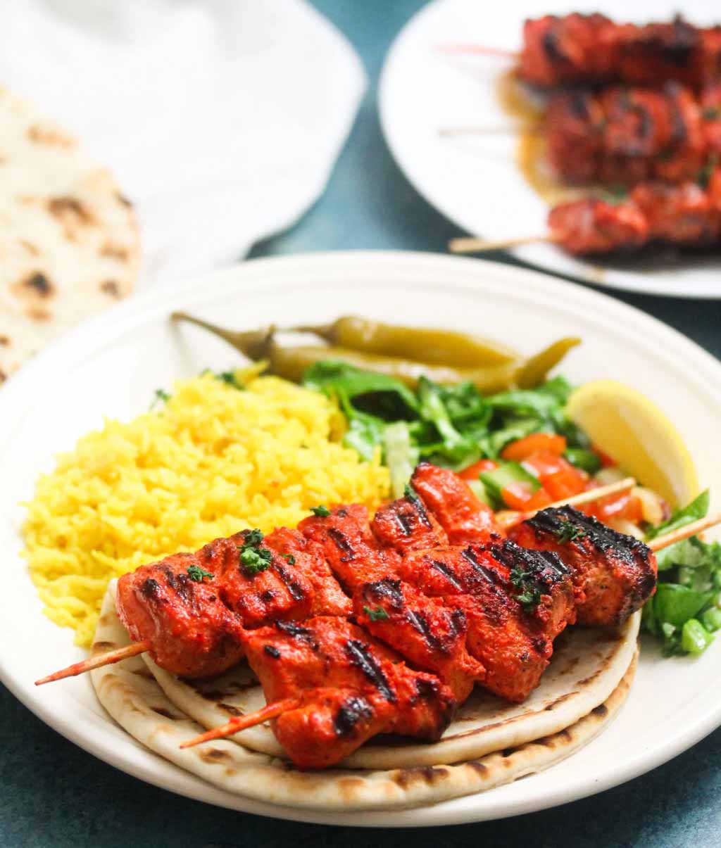 Tandoori Chicken Kebabs 