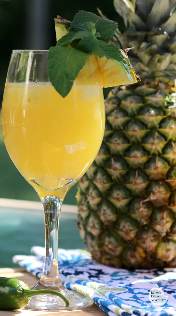 Pineapple-jalapeño sangria