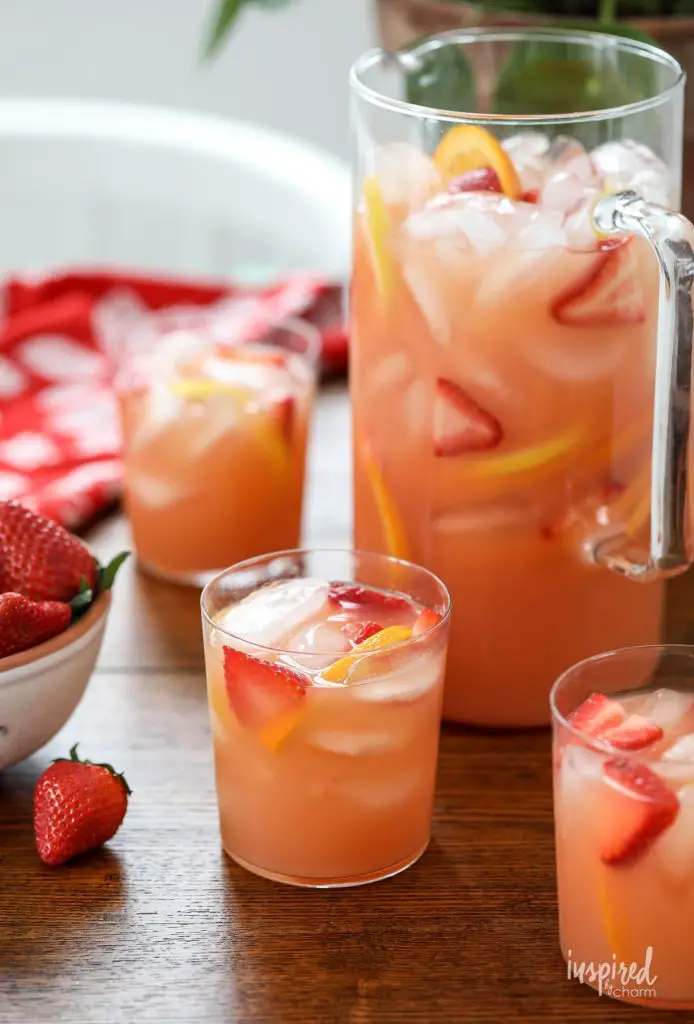 Summer Campari sangria