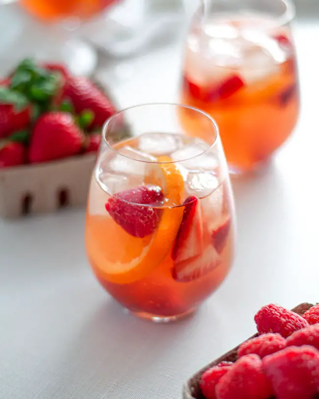 Rosé sangria