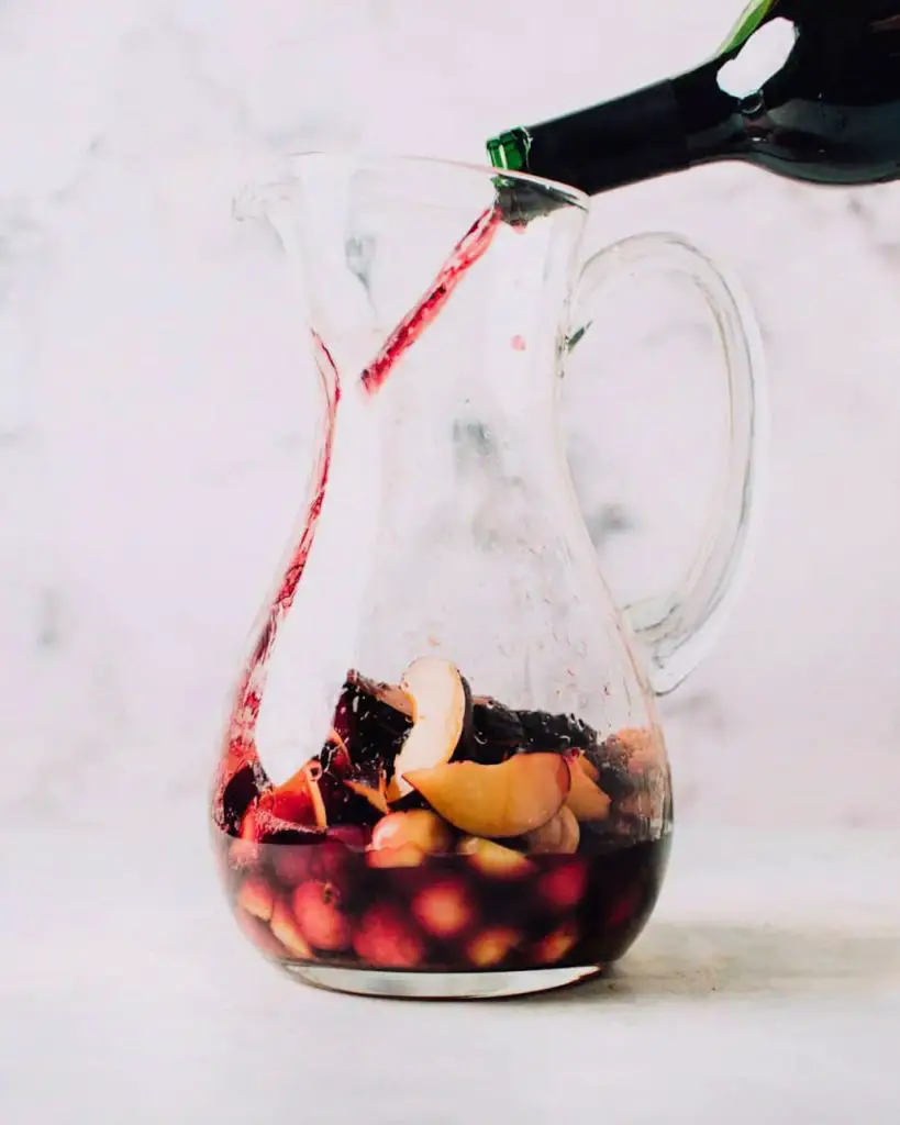 Stone fruit sangria