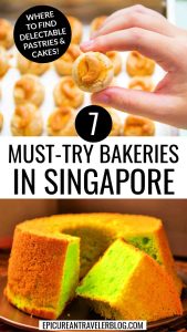 7 must-try bakeries in Singapore where you can find delectable pastries, like the cashew cookies (also called Singapore cookies) and pandan chiffon cake pictured here