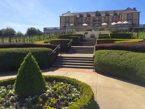 Domaine Carneros, a winery specializing in sparkling wines and Pinot Noir, in Napa Valley, California, USA
