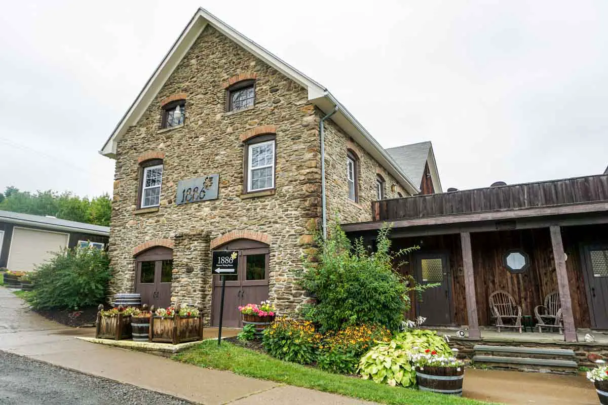 1886 Wine Tasting Room at Dr. Konstantin Frank Winery in the Finger Lakes region of New York State