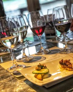 Wine and food pairing experience at Dr. Konstantin Frank Winery, a Finger Lakes region winery in Hammondsport, New York