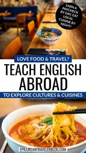 Teach English abroad to explore cultures and cuisines