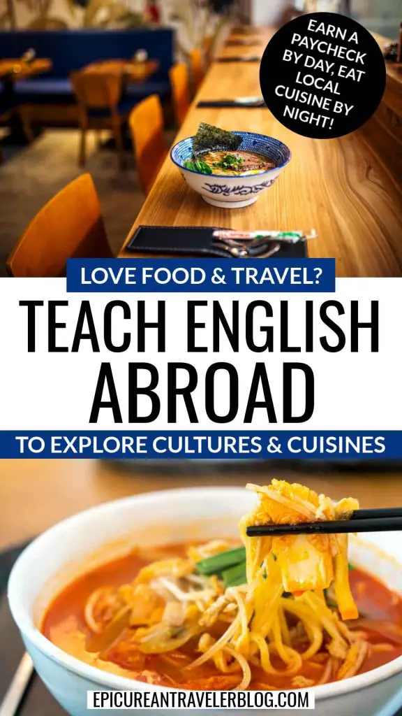 Teach English abroad to explore cultures and cuisines