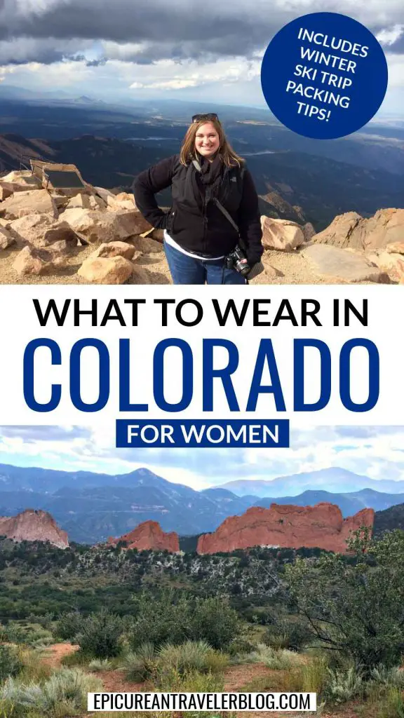 What to wear in Colorado for women with winter ski trip packing tips