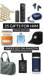 25 travel gifts for him under $25 on Amazon
