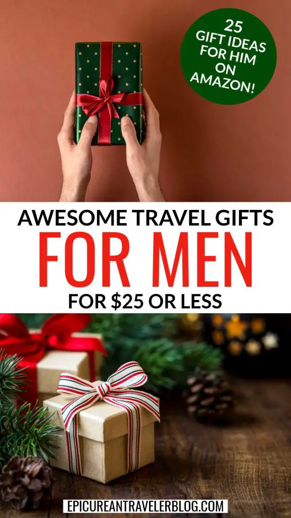 Awesome travel gifts for men for $25 or less on Amazon