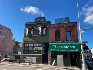 The Old Shillelagh, and Irish bar in the Greektown neighborhood of Downtown Detroit, Michigan, USA
