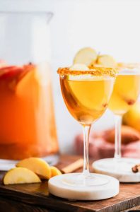 Caramel apple sangria