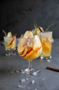 Easy fall white sangria