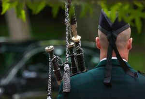 Scottish bagpiper