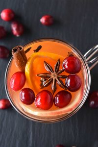 Cranberry spiced sangria