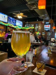 Kuhnhenn Brewing Lucky Charms Lager at McShane's Irish Pub & Whiskey Bar in Detroit, Michigan, USA