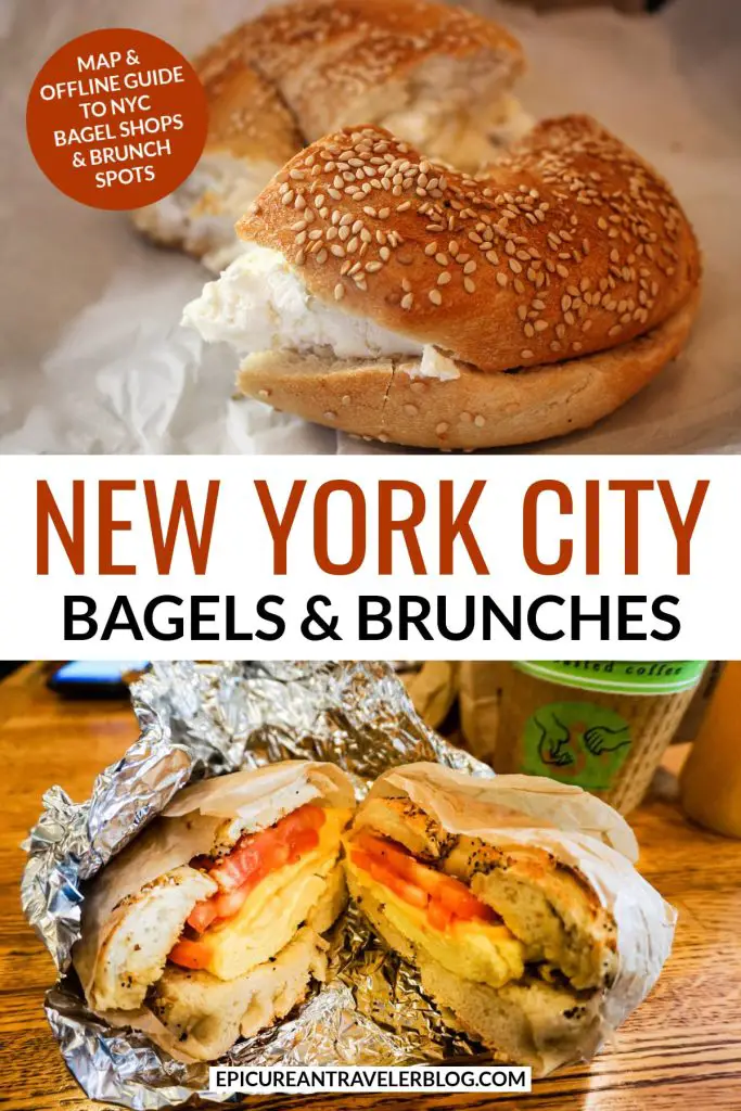 New York City bagels and brunches