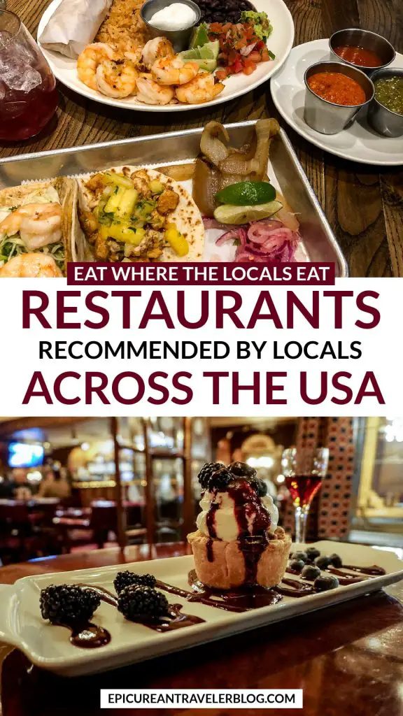 Eat where the locals eat: Restaurants recommended by locals across the USA